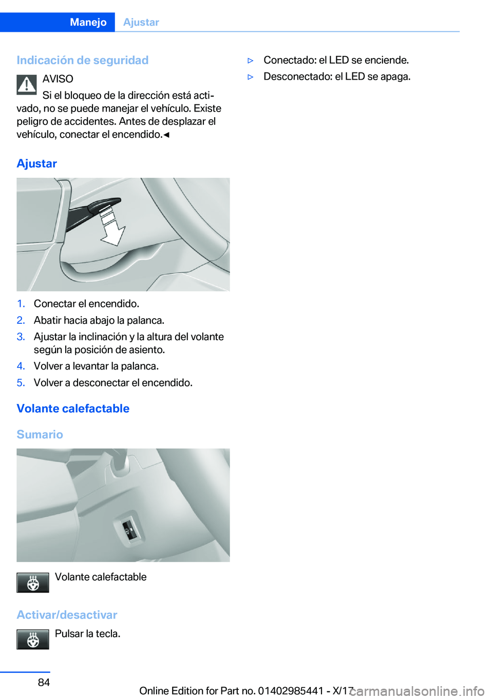 BMW X1 2018  Manuales de Empleo (in Spanish) �I�n�d�i�c�a�c�i�