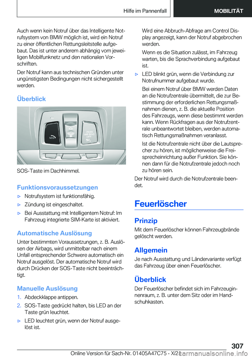 BMW X2 2022  Betriebsanleitungen (in German) �A�u�c�h��w�e�n�n��k�e�i�n��N�o�t�r�u�f��