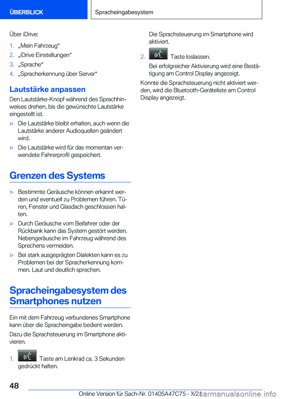BMW X2 2022  Betriebsanleitungen (in German) �