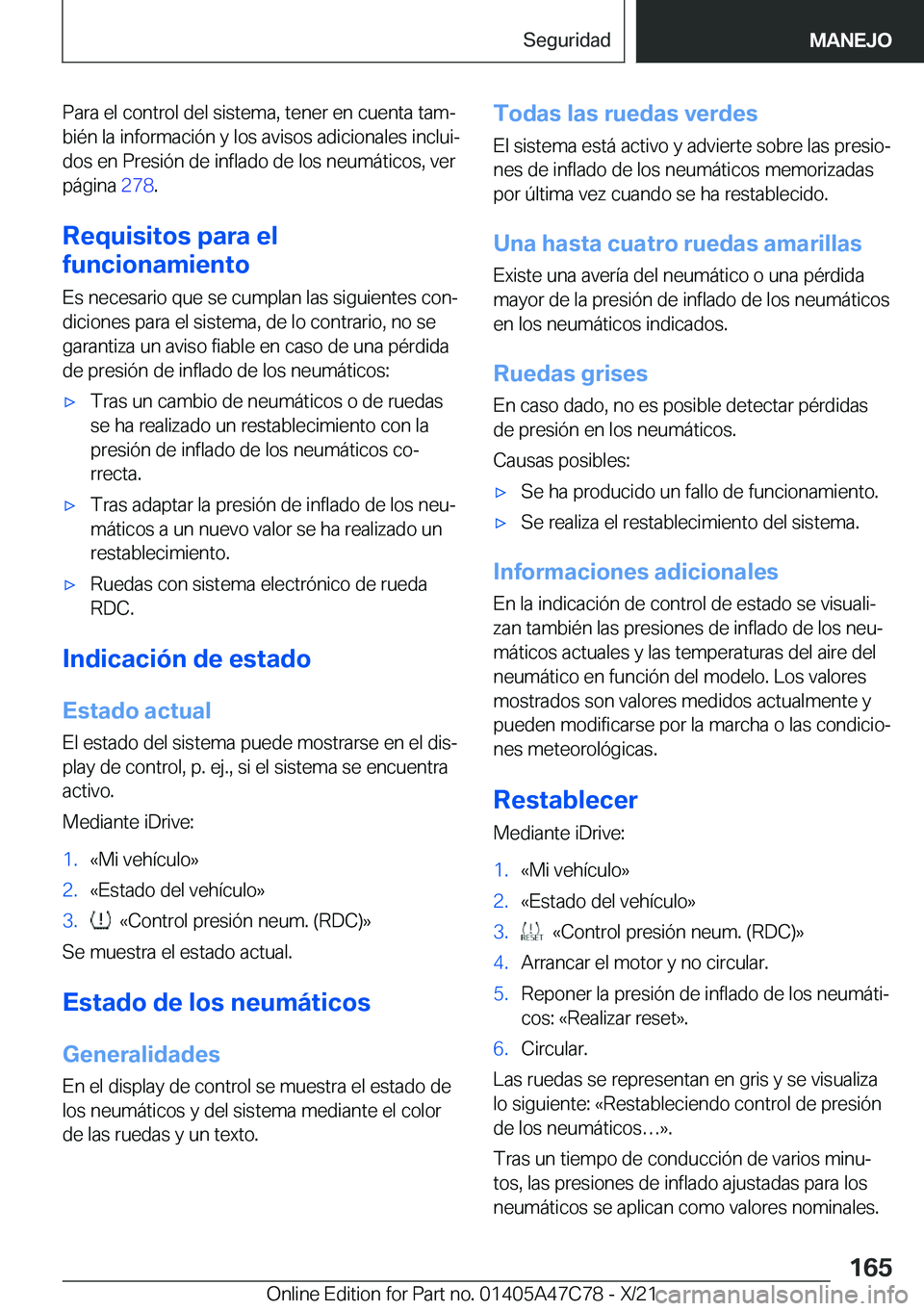 BMW X2 2022  Manuales de Empleo (in Spanish) �P�a�r�a��e�l��c�o�n�t�r�o�l��d�e�l��s�i�s�t�e�m�a�,��t�e�n�e�r��e�n��c�u�e�n�t�a��t�a�mª
�b�i�