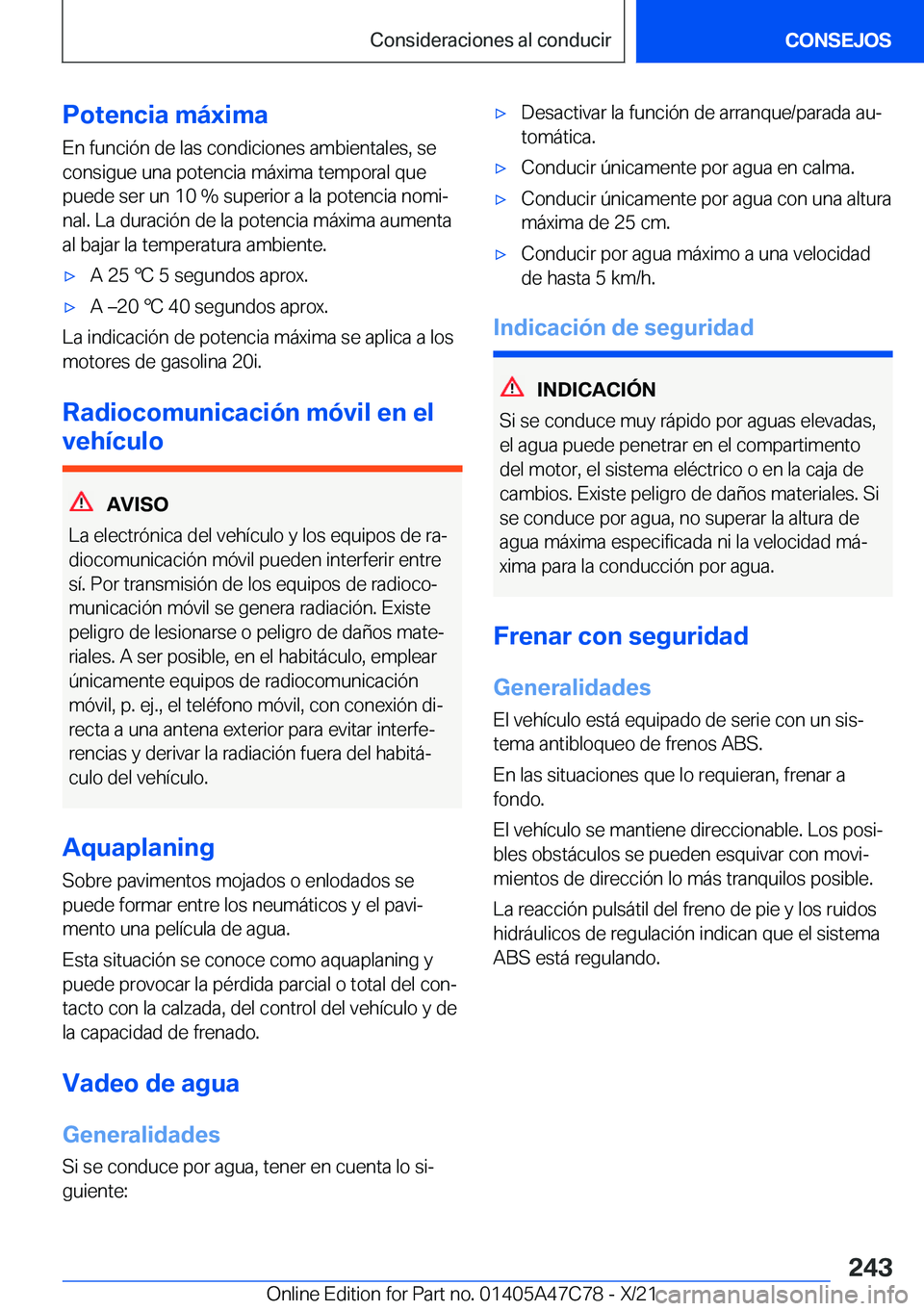 BMW X2 2022  Manuales de Empleo (in Spanish) �P�o�t�e�n�c�i�a��m�