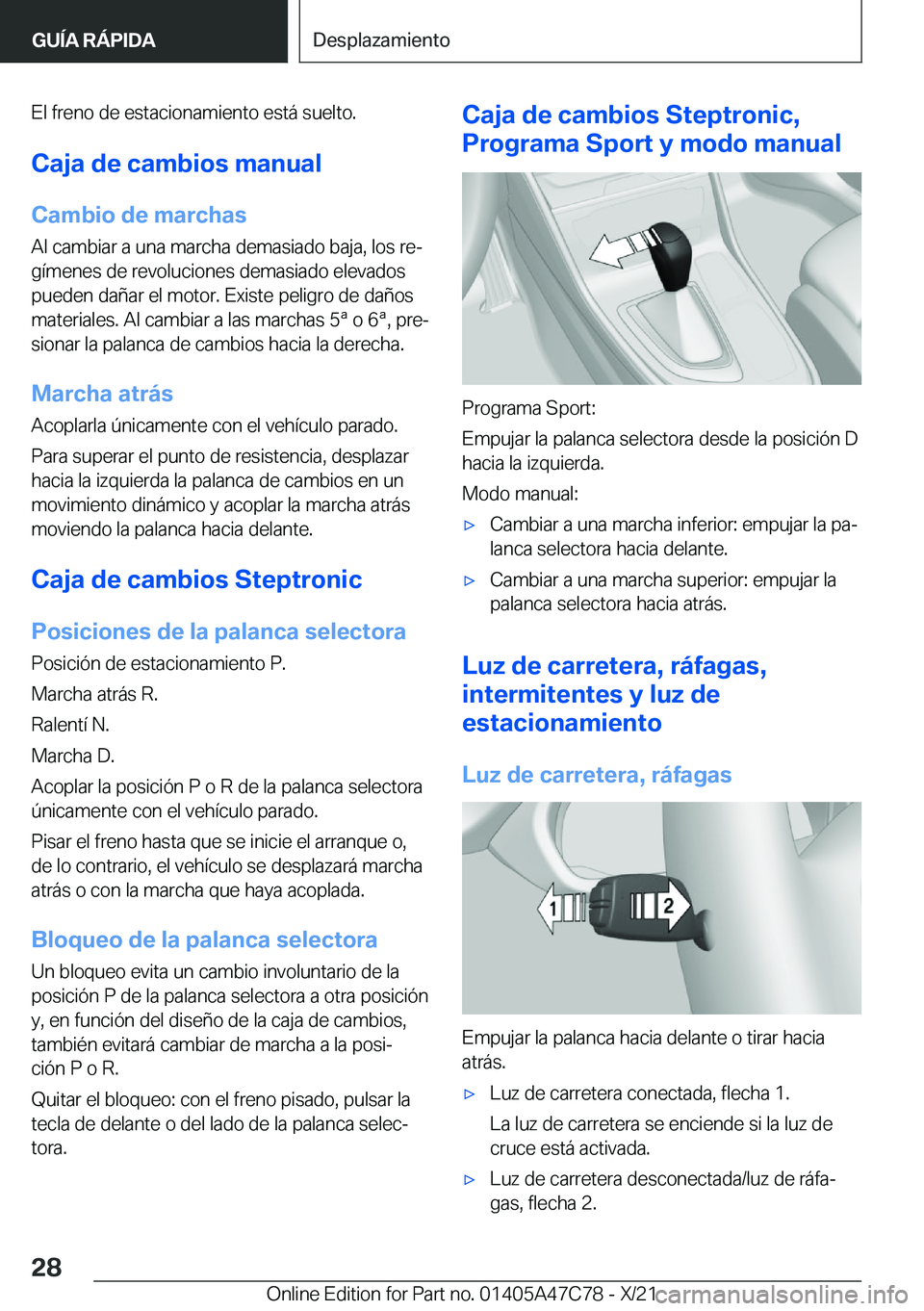 BMW X2 2022  Manuales de Empleo (in Spanish) �E�l��f�r�e�n�o��d�e��e�s�t�a�c�i�o�n�a�m�i�e�n�t�o��e�s�t�
