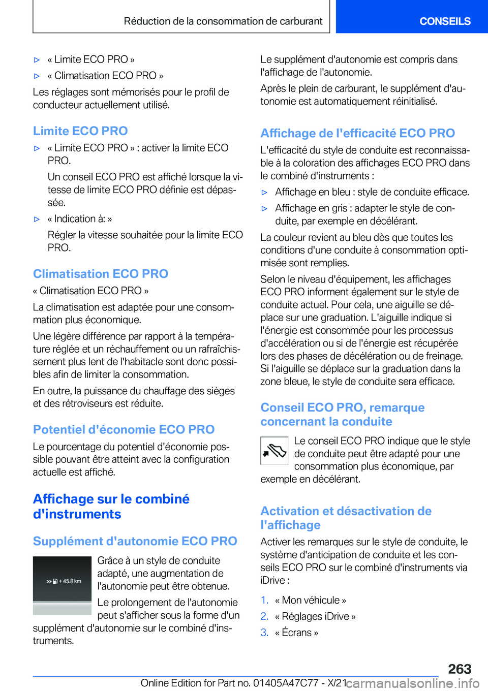 BMW X2 2022  Notices Demploi (in French) 'x�k��L�i�m�i�t�e��E�C�O��P�R�O��{'x�k��C�l�i�m�a�t�i�s�a�t�i�o�n��E�C�O��P�R�O��{
�L�e�s��r�é�g�l�a�g�e�s��s�o�n�t��m�é�m�o�r�i�s�é�s��p�o�u�r��l�e��p�r�o�f�i�l��d�e
�c�o�n�
