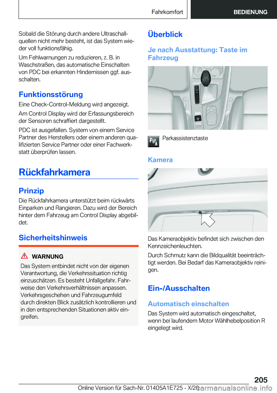 BMW X2 2021  Betriebsanleitungen (in German) �S�o�b�a�l�d��d�i�e��S�t�