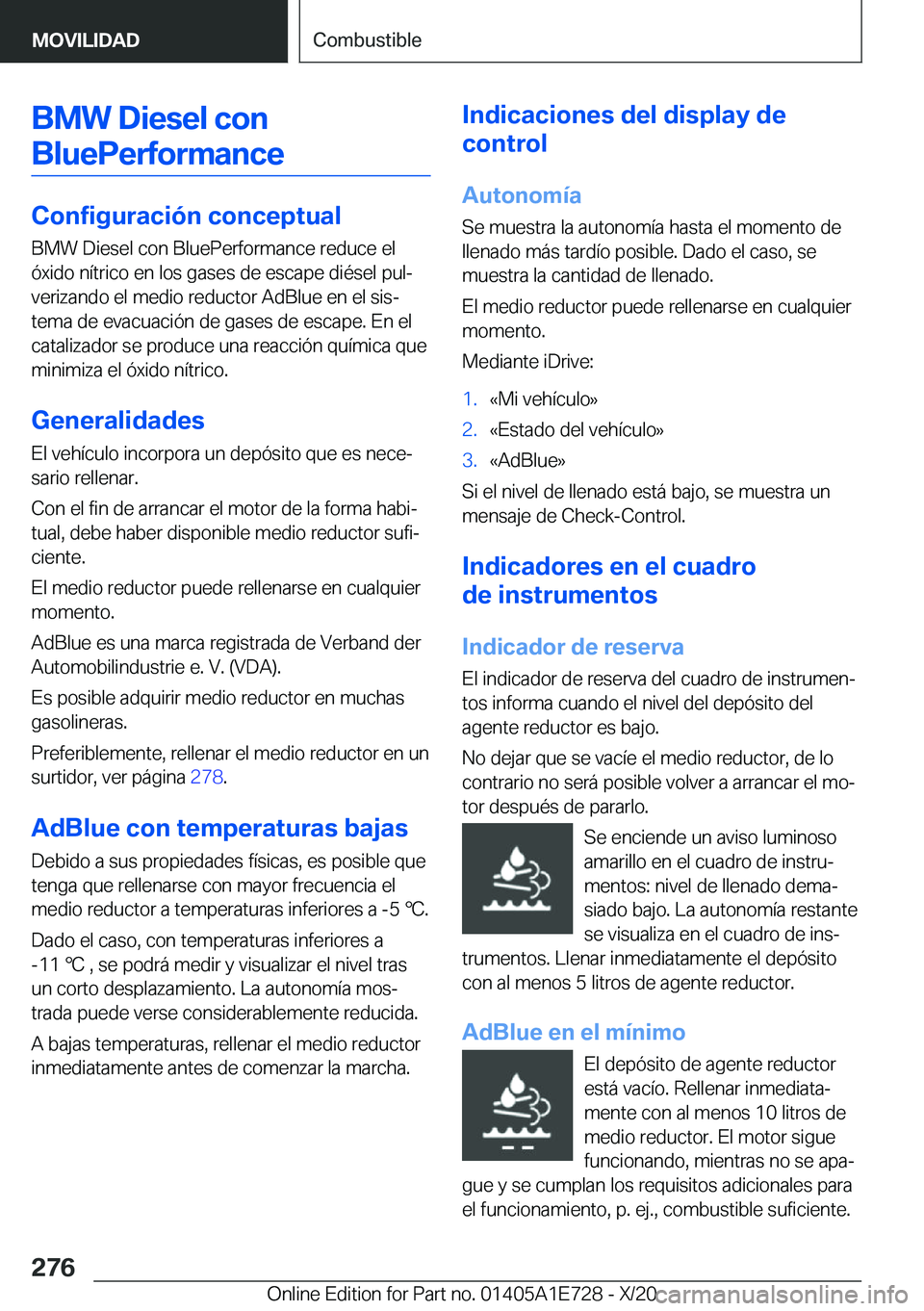 BMW X2 2021  Manuales de Empleo (in Spanish) �B�M�W��D�i�e�s�e�l��c�o�n�B�l�u�e�P�e�r�f�o�r�m�a�n�c�e
�C�o�n�f�i�g�u�r�a�c�i�