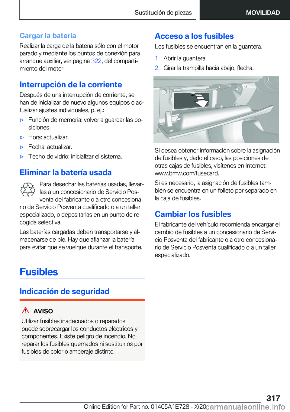 BMW X2 2021  Manuales de Empleo (in Spanish) �C�a�r�g�a�r��l�a��b�a�t�e�r�