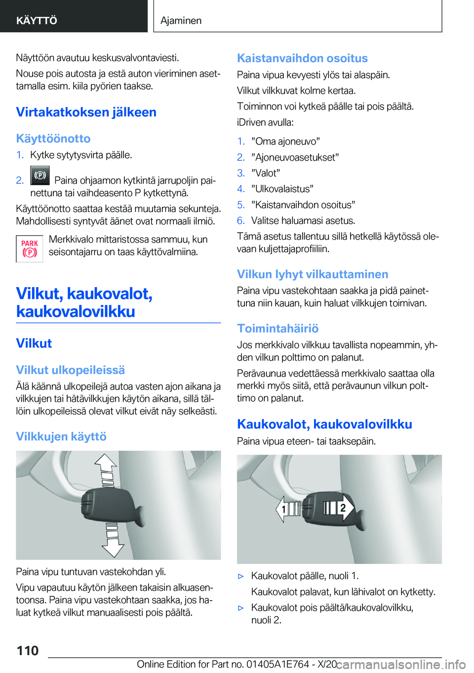 BMW X2 2021  Omistajan Käsikirja (in Finnish) �N�