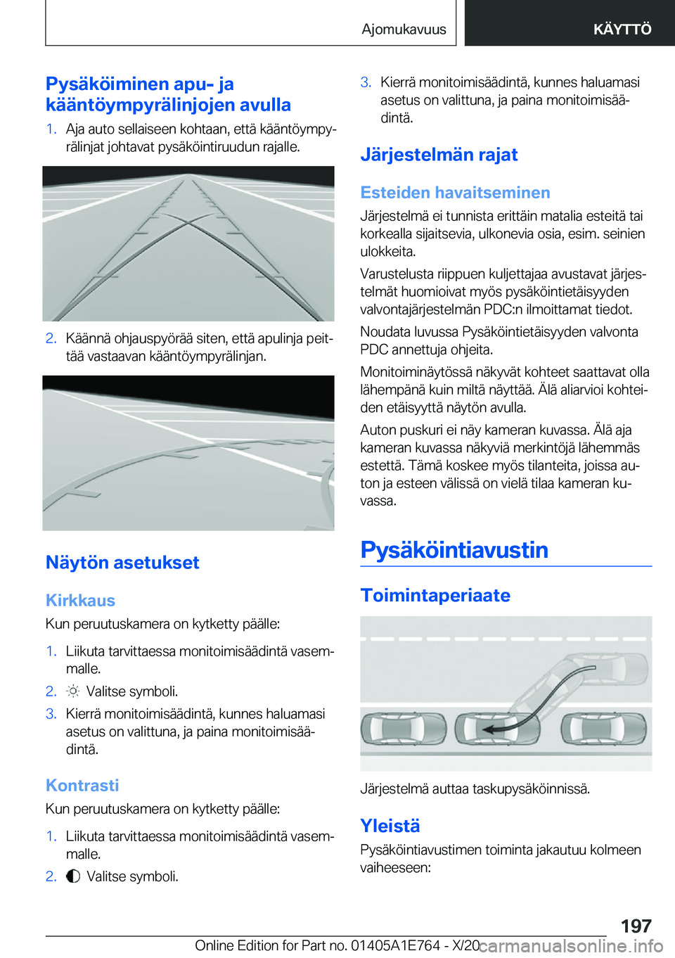 BMW X2 2021  Omistajan Käsikirja (in Finnish) �P�y�s�