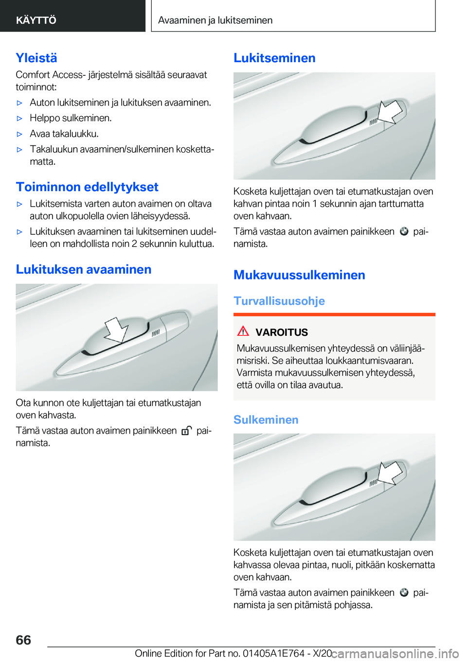 BMW X2 2021  Omistajan Käsikirja (in Finnish) �Y�l�e�i�s�t�