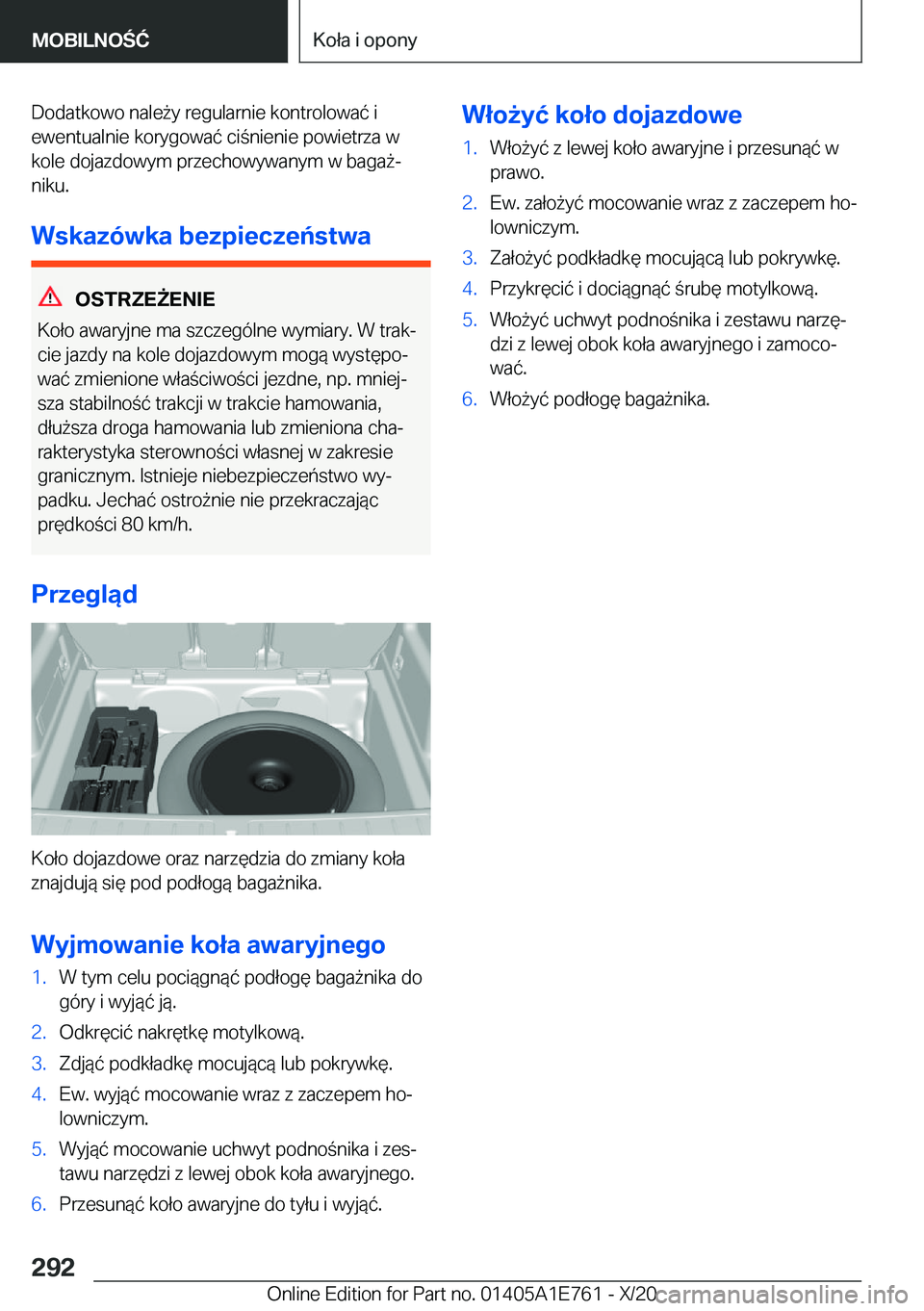 BMW X2 2021  Instrukcja obsługi (in Polish) �D�o�d�a�t�k�o�w�o��n�a�l�e9�y��r�e�g�u�l�a�r�n�i�e��k�o�n�t�r�o�l�o�w�a�