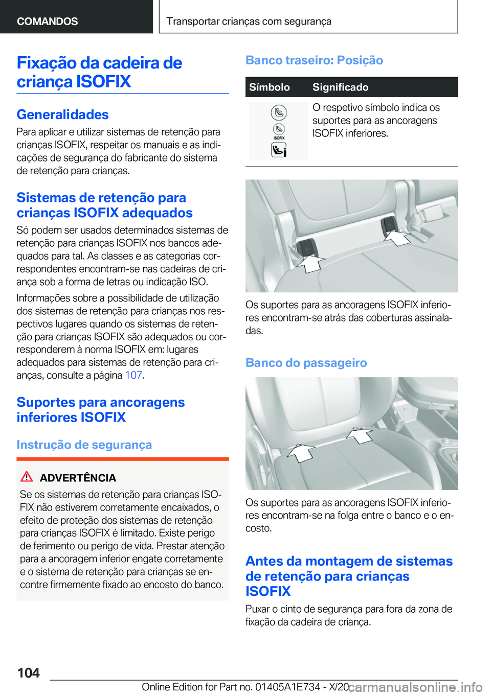 BMW X2 2021  Manual do condutor (in Portuguese) �F�i�x�a�