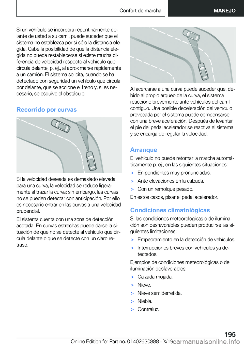 BMW X2 2020  Manuales de Empleo (in Spanish) �S�i��u�n��v�e�h�