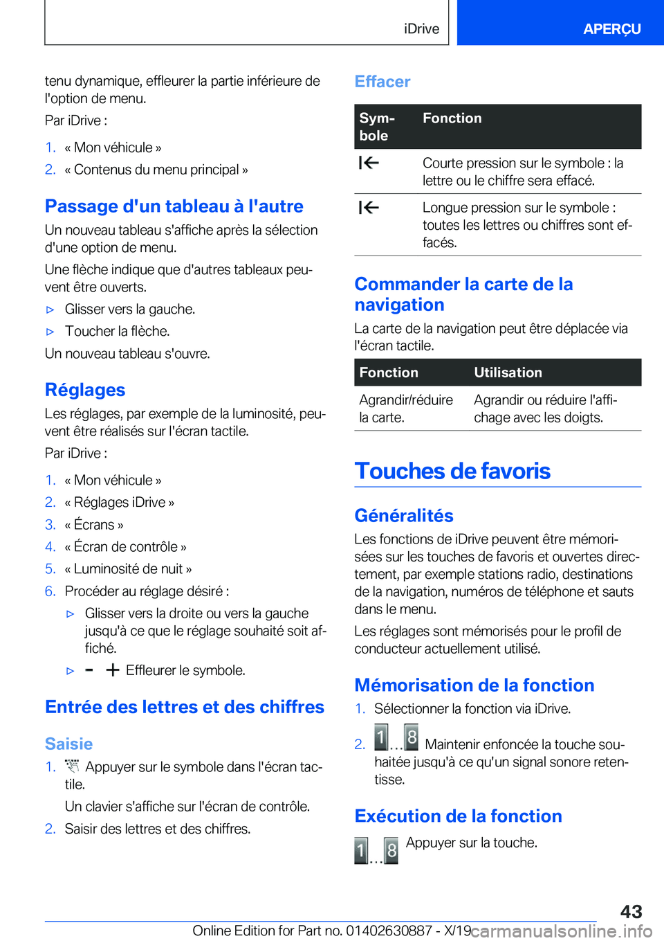 BMW X2 2020  Notices Demploi (in French) �t�e�n�u��d�y�n�a�m�i�q�u�e�,��e�f�f�l�e�u�r�e�r��l�a��p�a�r�t�i�e��i�n�f�é�r�i�e�u�r�e��d�e�l�'�o�p�t�i�o�n��d�e��m�e�n�u�.
�P�a�r��i�D�r�i�v�e��:�1�.�k��M�o�n��v�é�h�i�c�u�l�e��{�