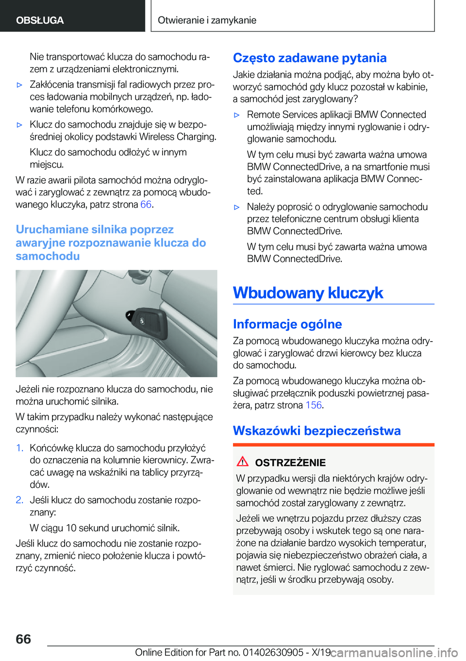 BMW X2 2020  Instrukcja obsługi (in Polish) �N�i�e��t�r�a�n�s�p�o�r�t�o�w�a�