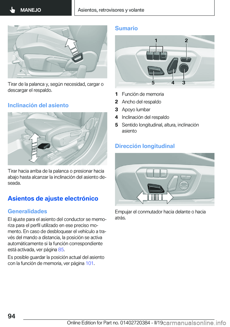 BMW X2 2019  Manuales de Empleo (in Spanish) �T�i�r�a�r��d�e��l�a��p�a�l�a�n�c�a��y�,��s�e�g�