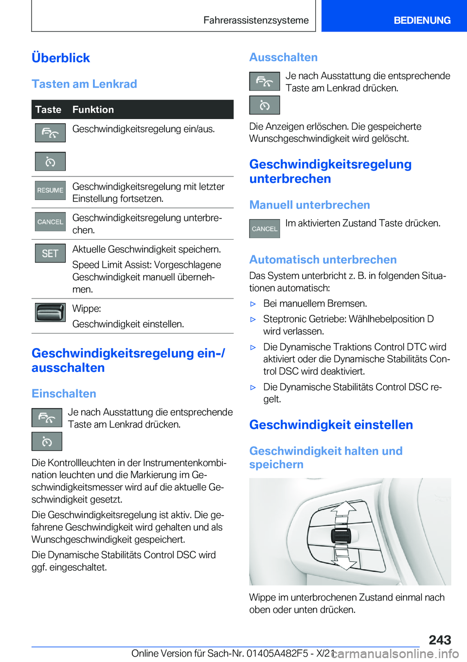 BMW X3 2022  Betriebsanleitungen (in German) �
