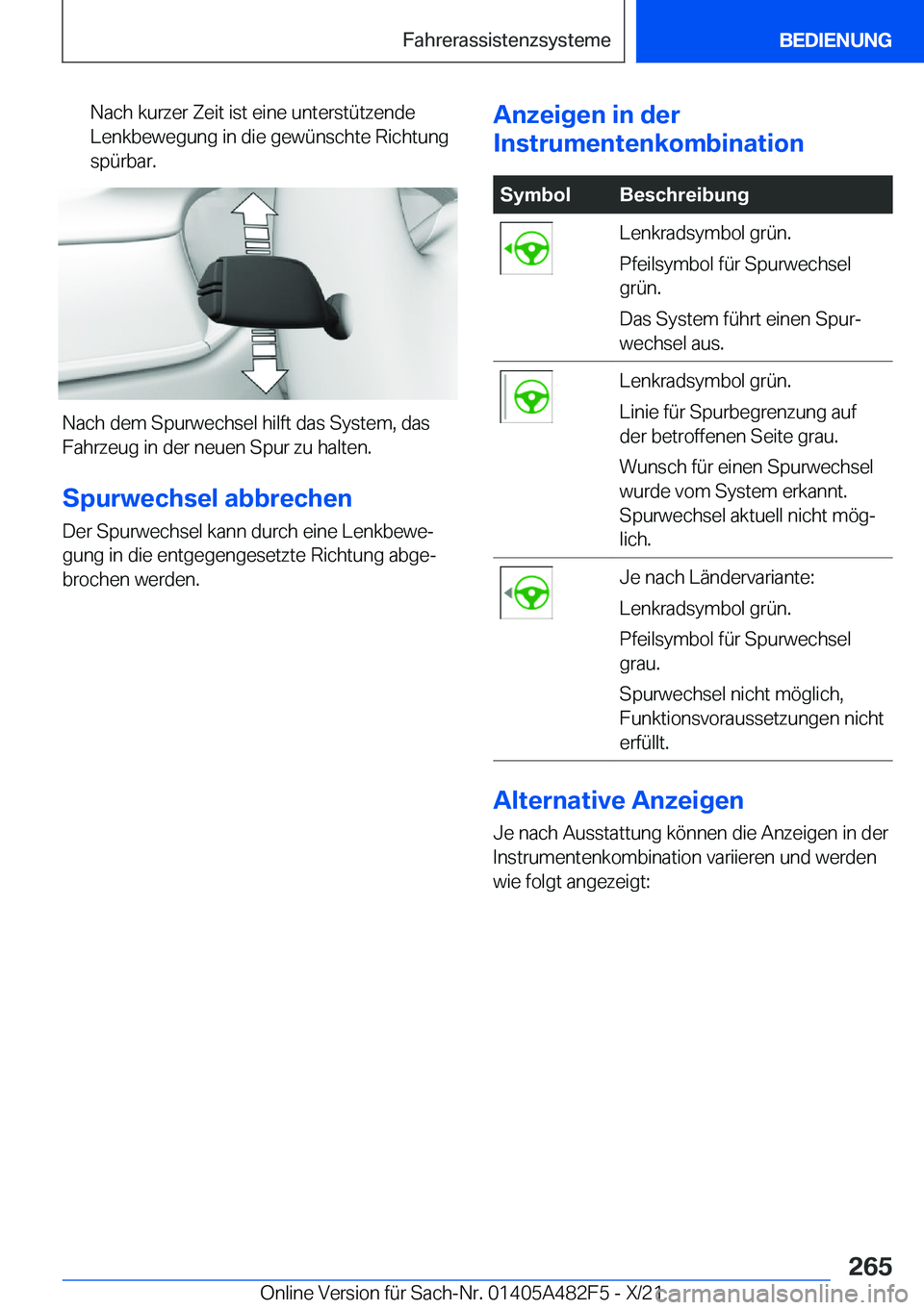 BMW X3 2022  Betriebsanleitungen (in German) �N�a�c�h��k�u�r�z�e�r��Z�e�i�t��i�s�t��e�i�n�e��u�n�t�e�r�s�t�