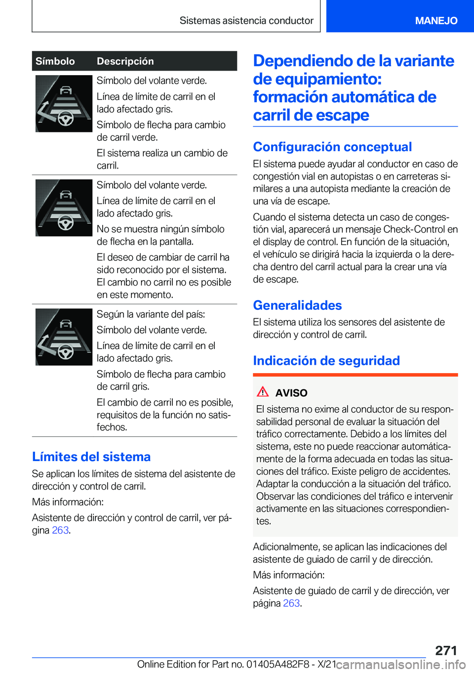 BMW X3 2022  Manuales de Empleo (in Spanish) �S�