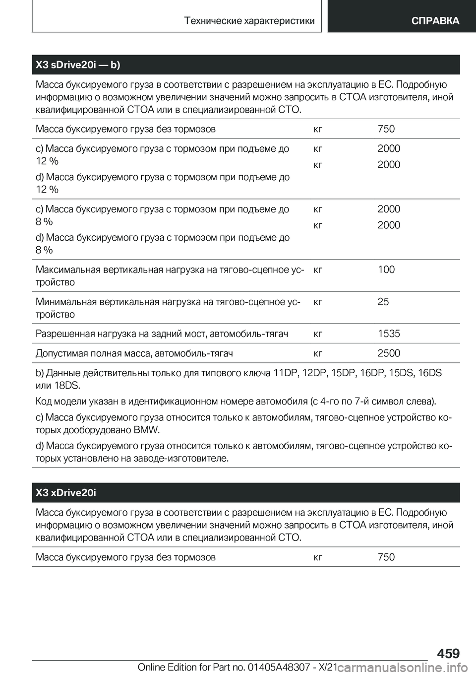 BMW X3 2022  Руково �X�3��s�D�r�i�v�e�2�0�i�n��b�) 