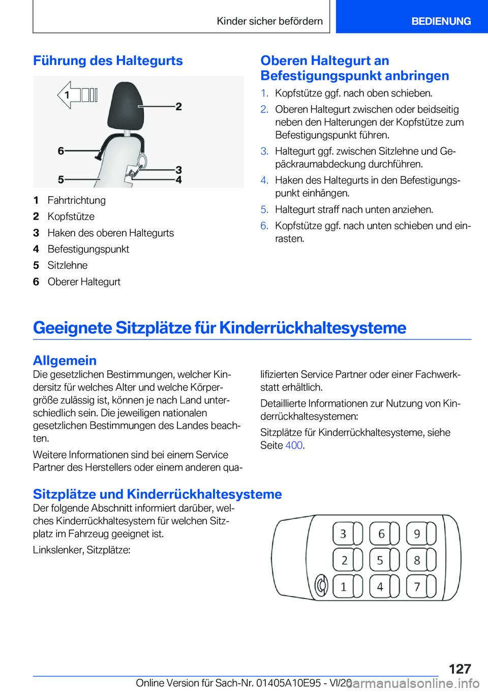 BMW X3 2021  Betriebsanleitungen (in German) �F�