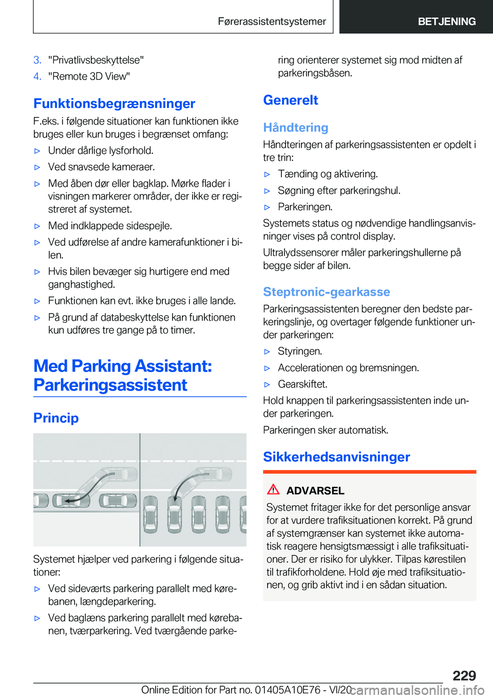 BMW X3 2021  InstruktionsbØger (in Danish) �3�.��P�r�i�v�a�t�l�i�v�s�b�e�s�k�y�t�t�e�l�s�e��4�.��R�e�m�o�t�e��3�D��V�i�e�w�
�F�u�n�k�t�i�o�n�s�b�e�g�r�æ�n�s�n�i�n�g�e�r�F�.�e�k�s�.��i��f�