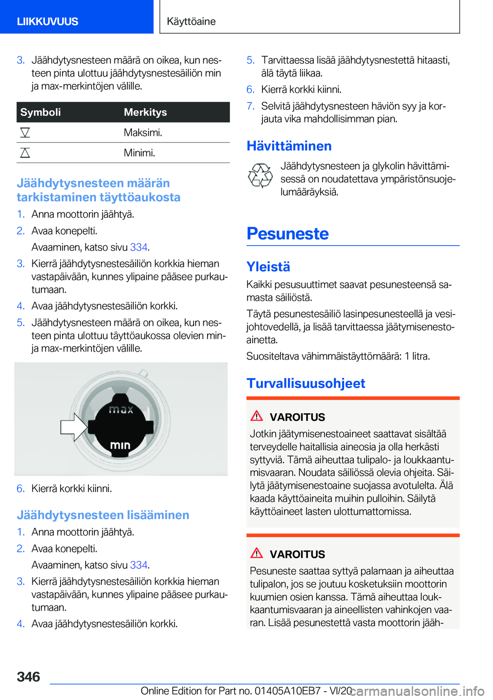 BMW X3 2021  Omistajan Käsikirja (in Finnish) �3�.�J�