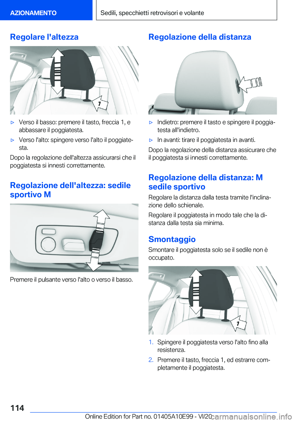 BMW X3 2021  Libretti Di Uso E manutenzione (in Italian) �R�e�g�o�l�a�r�e��l�'�a�l�t�e�z�z�a'x�V�e�r�s�o��i�l��b�a�s�s�o�:��p�r�e�m�e�r�e��i�l��t�a�s�t�o�,��f�r�e�c�c�i�a��1�,��e
�a�b�b�a�s�s�a�r�e��i�l��p�o�g�g�i�a�t�e�s�t�a�.'x�V�e�