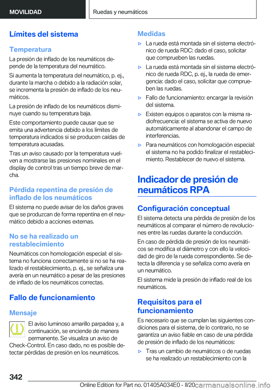 BMW X3 2020  Manuales de Empleo (in Spanish) �L�