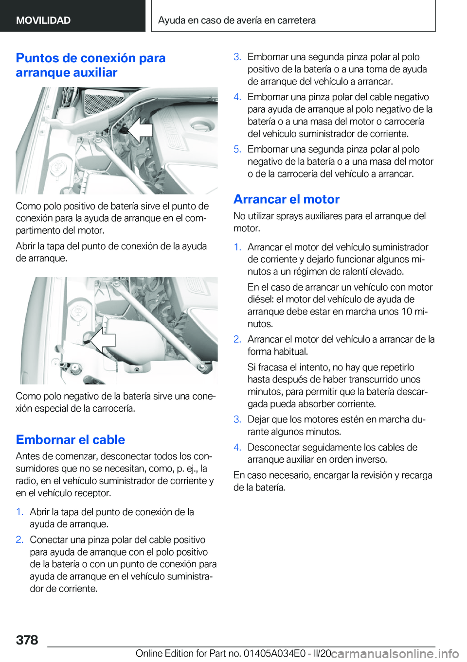BMW X3 2020  Manuales de Empleo (in Spanish) �P�u�n�t�o�s��d�e��c�o�n�e�x�i�
