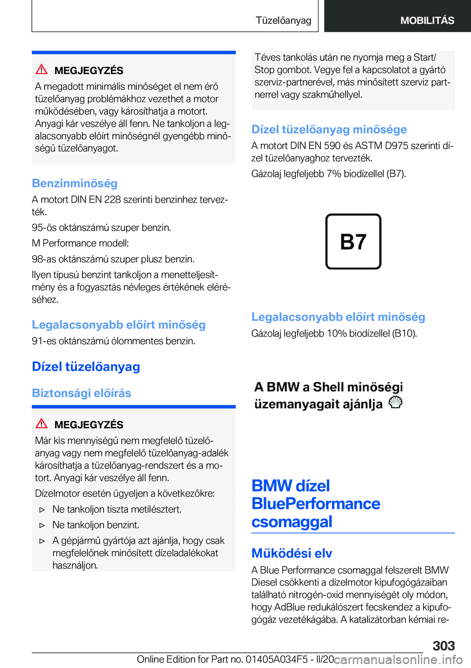 BMW X3 2020  Kezelési útmutató (in Hungarian) �M�E�G�J�E�G�Y�Z�
