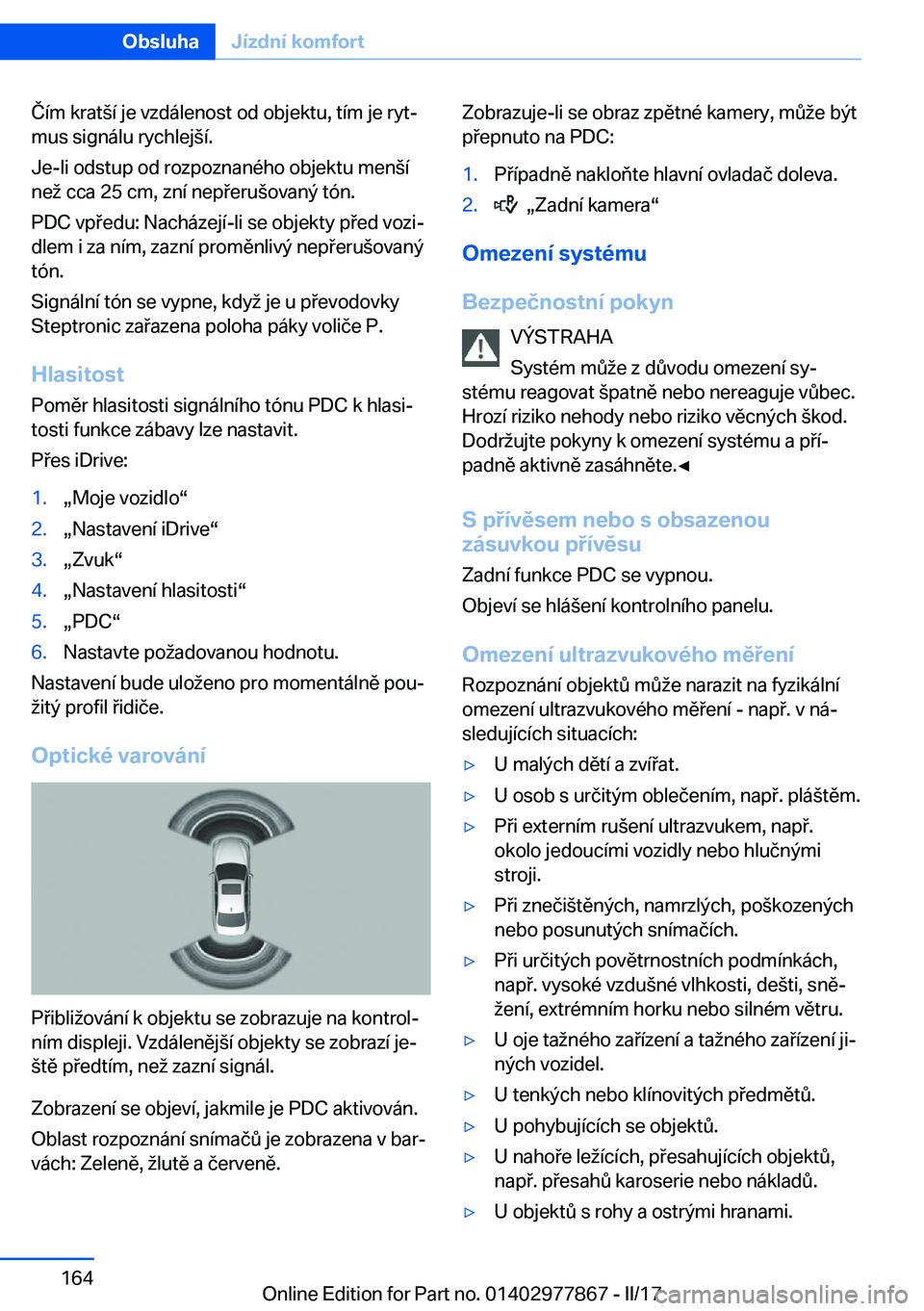 BMW X3 2017  Návod na použití (in Czech) �Č�