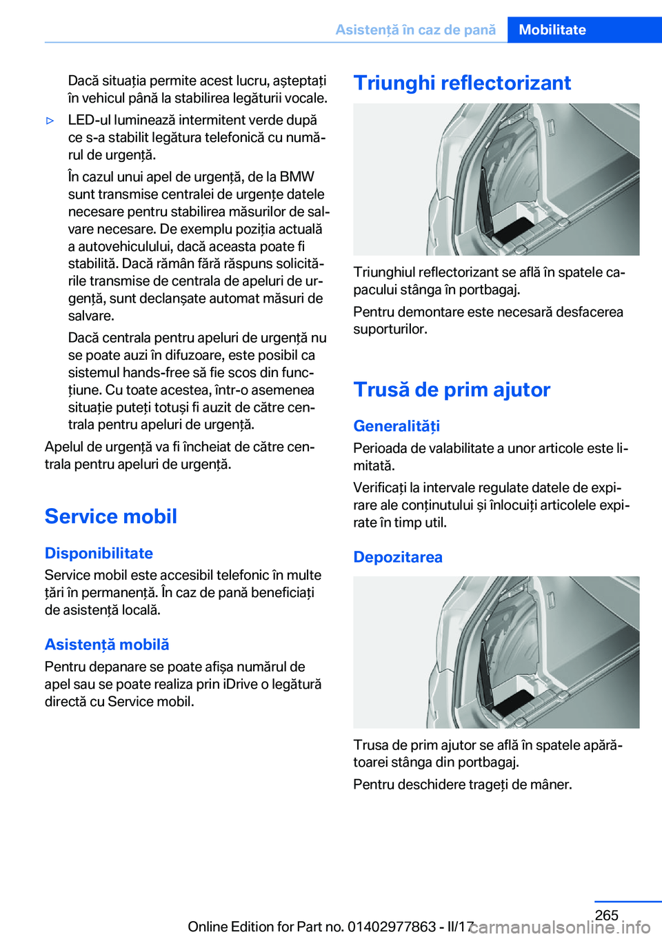 BMW X3 2017  Ghiduri De Utilizare (in Romanian) �D�a�c�