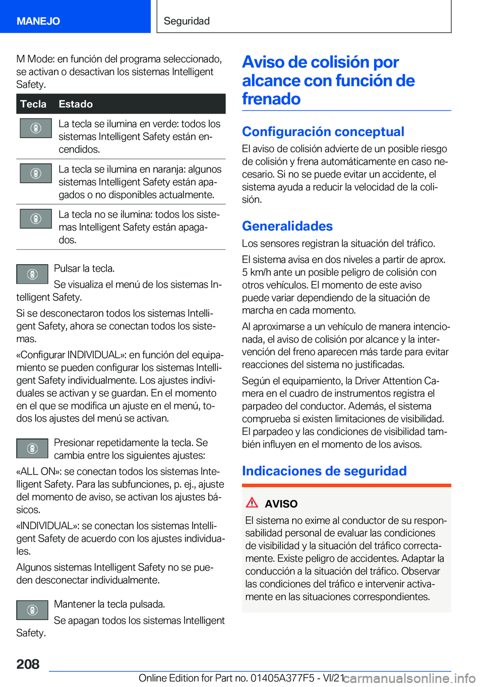 BMW X3 M 2022  Manuales de Empleo (in Spanish) �M��M�o�d�e�:��e�n��f�u�n�c�i�