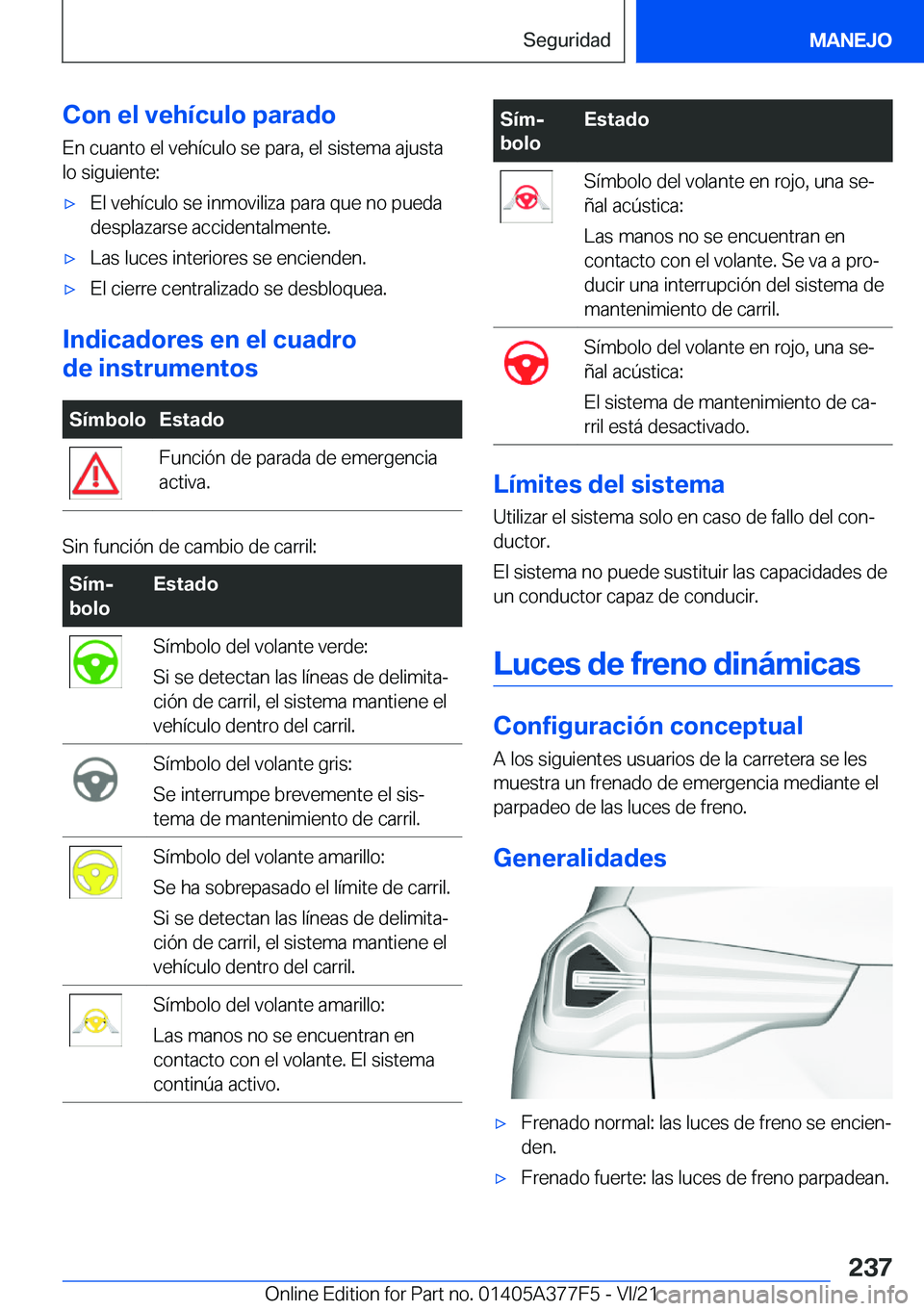 BMW X3 M 2022  Manuales de Empleo (in Spanish) �C�o�n��e�l��v�e�h�