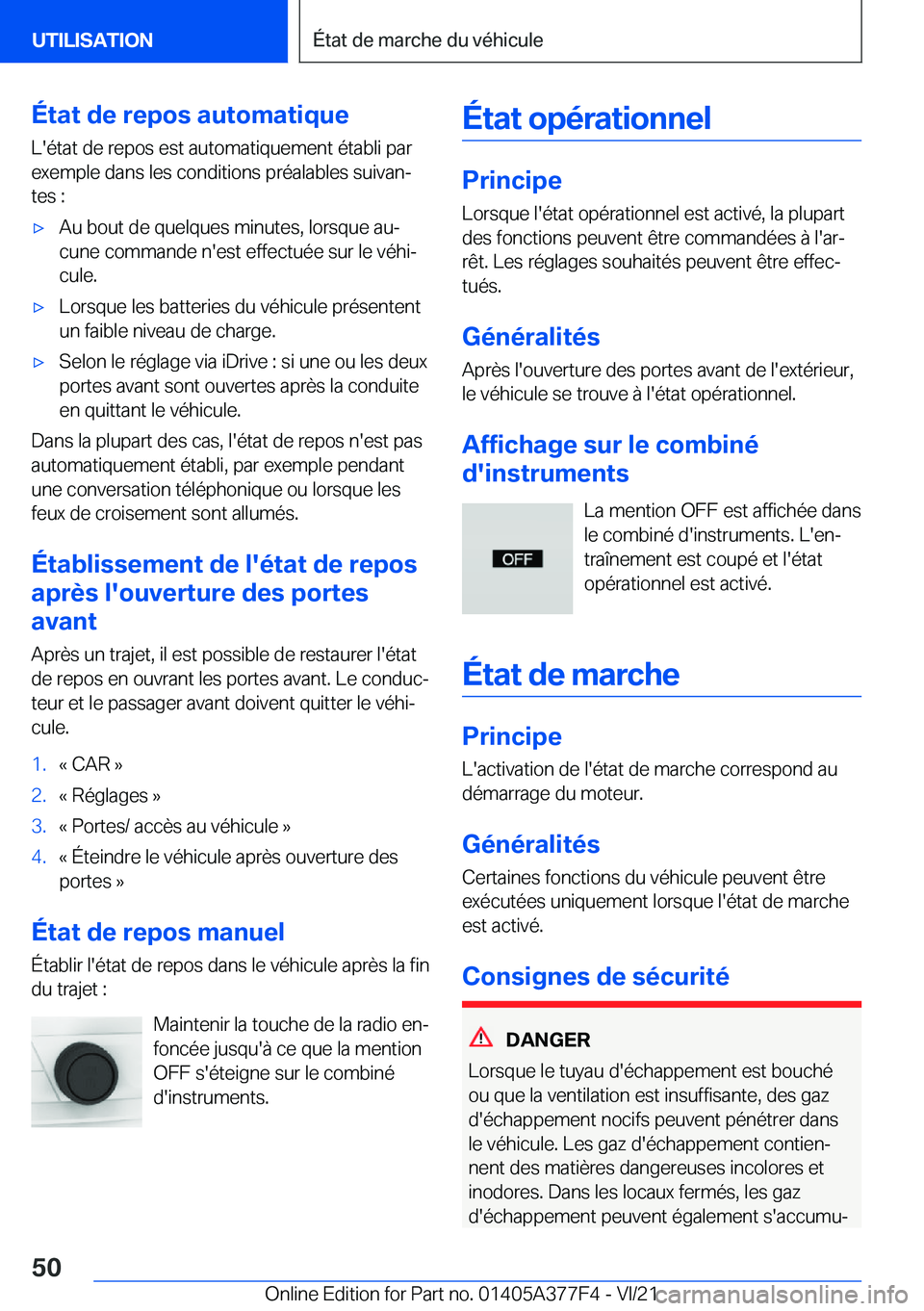 BMW X3 M 2022  Notices Demploi (in French) �