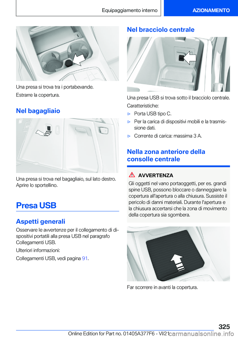 BMW X3 M 2022  Libretti Di Uso E manutenzione (in Italian) �U�n�a��p�r�e�s�a��s�i��t�r�o�v�a��t�r�a��i��p�o�r�t�a�b�e�v�a�n�d�e�.
�E�s�t�r�a�r�r�e��l�a��c�o�p�e�r�t�u�r�a�.
�N�e�l��b�a�g�a�g�l�i�a�i�o
�U�n�a��p�r�e�s�a��s�i��t�r�o�v�a��n�e�l��b�
