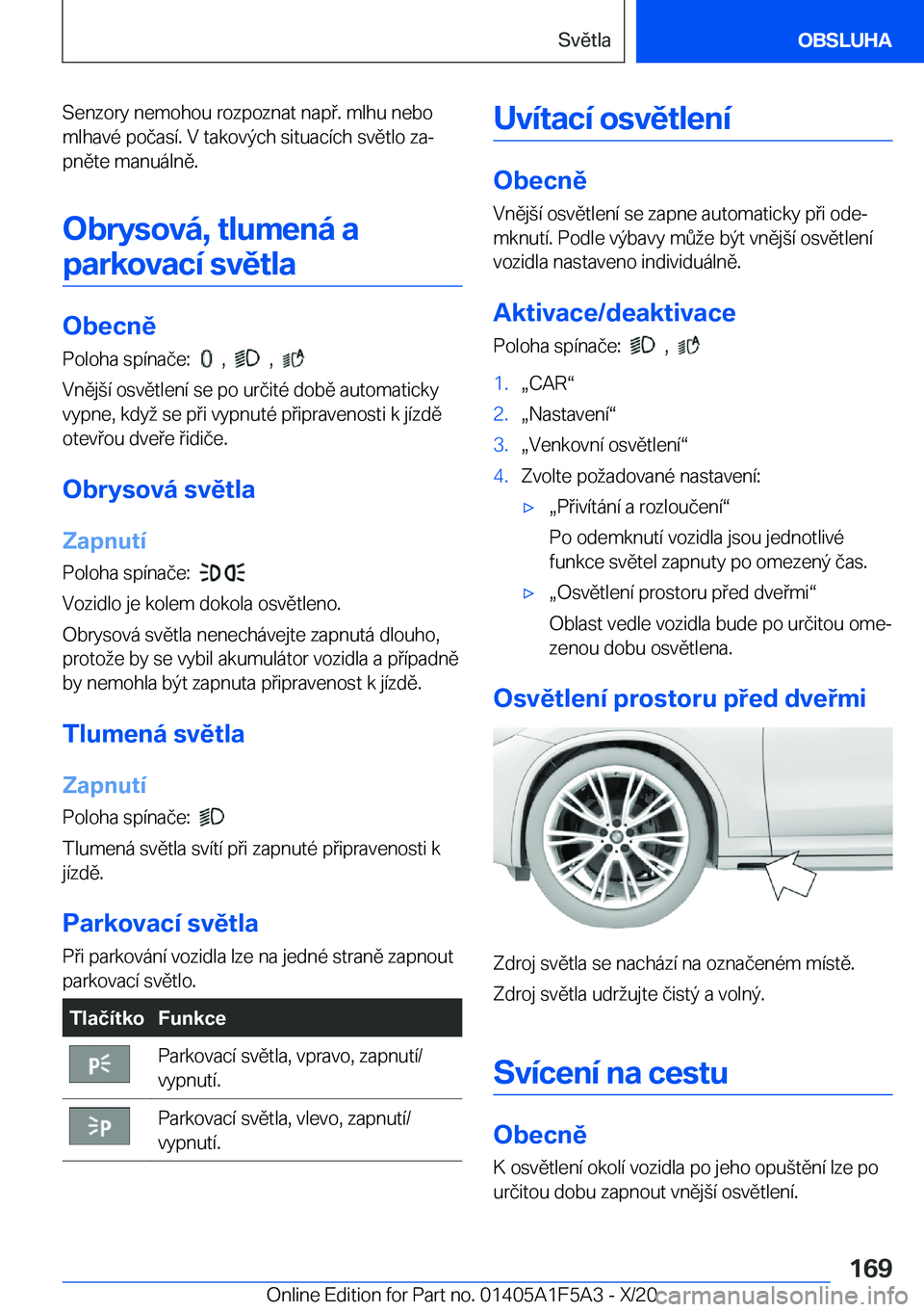 BMW X3 M 2021  Návod na použití (in Czech) �S�e�n�z�o�r�y��n�e�m�o�h�o�u��r�o�z�p�o�z�n�a�t��n�a�p�.��m�l�h�u��n�e�b�o
�m�l�h�a�v�