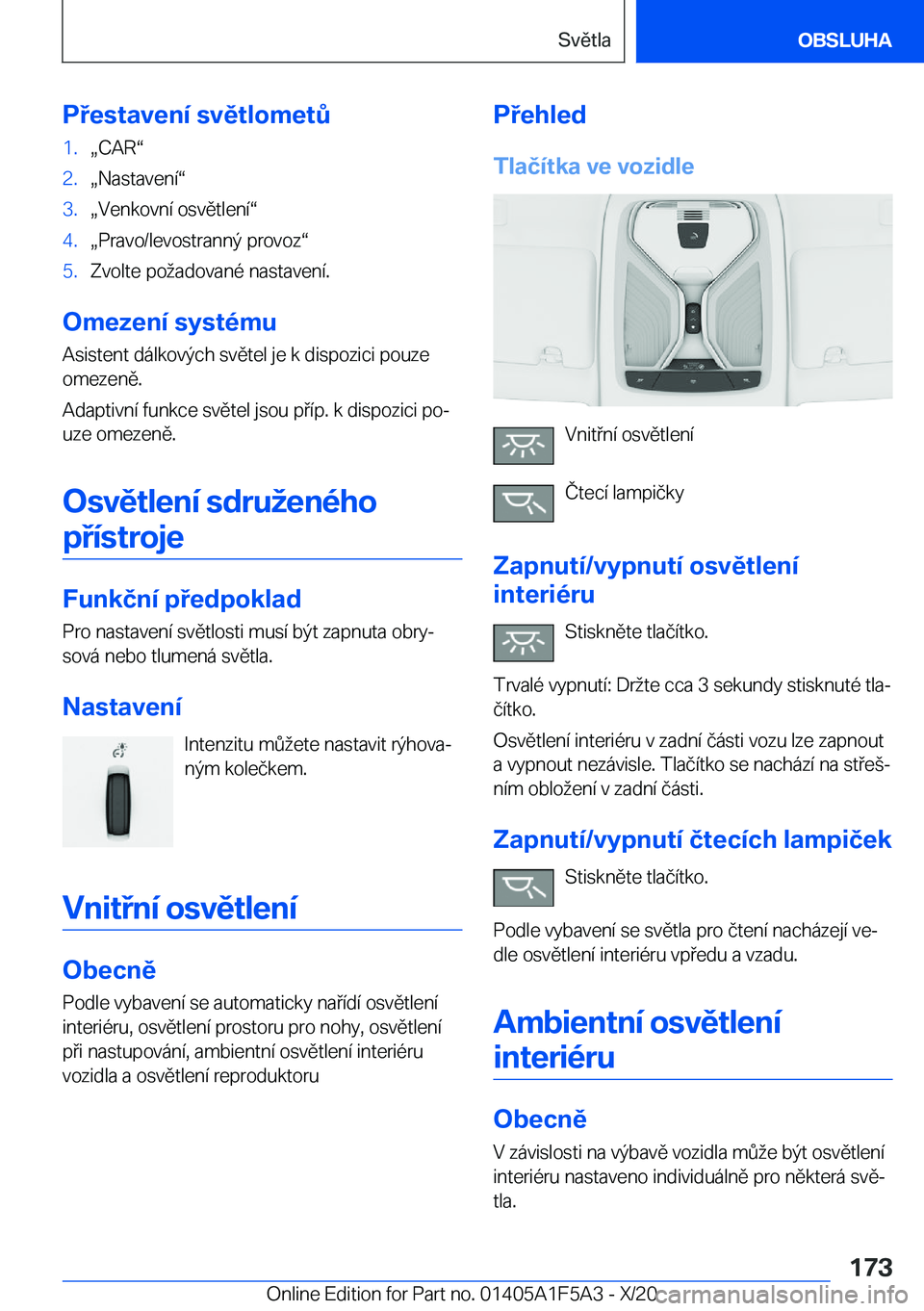 BMW X3 M 2021  Návod na použití (in Czech) �P�e�s�t�a�v�e�n�