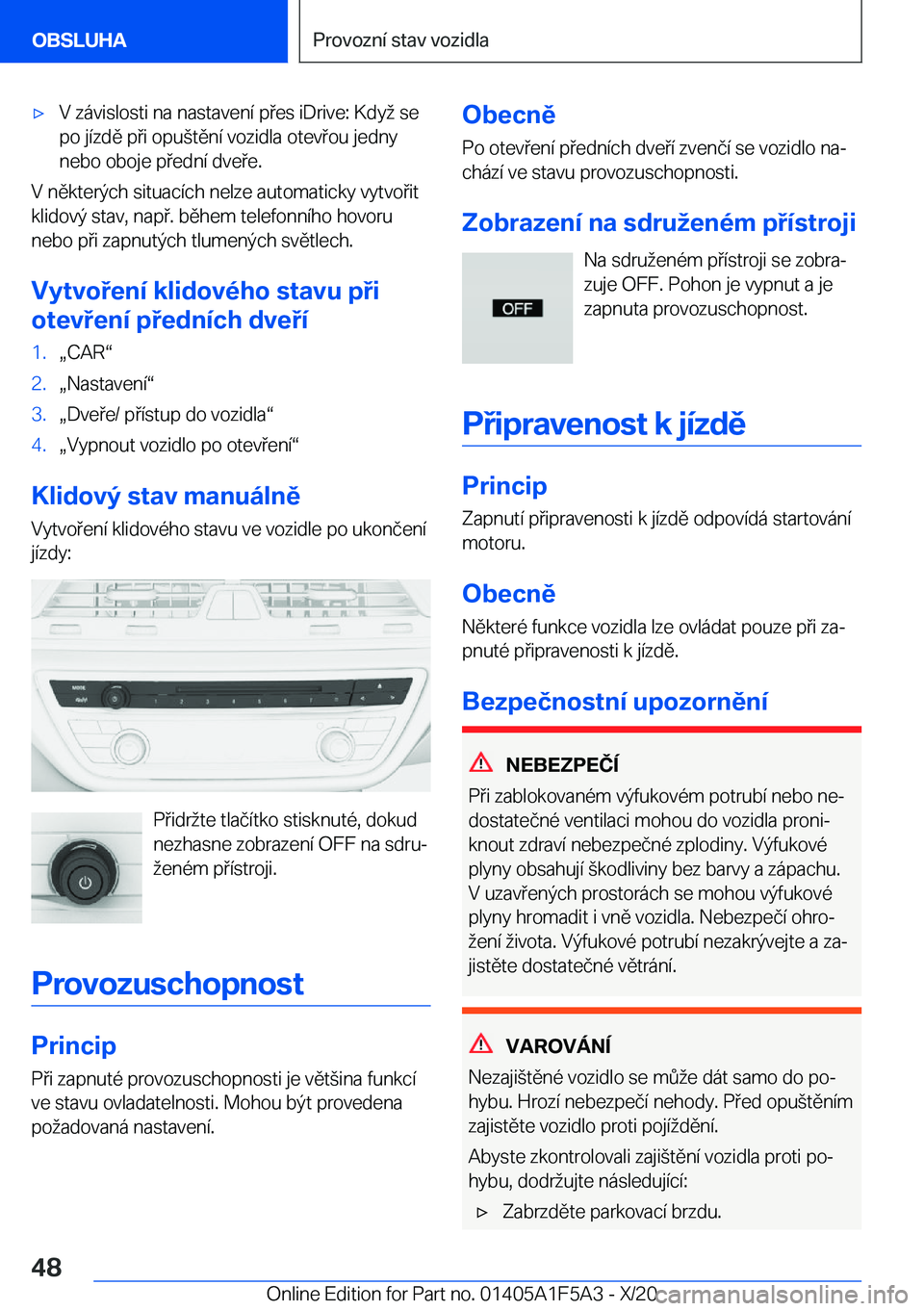 BMW X3 M 2021  Návod na použití (in Czech) 'x�V��z�