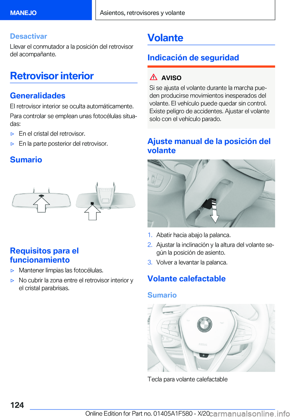 BMW X3 M 2021  Manuales de Empleo (in Spanish) �D�e�s�a�c�t�i�v�a�r
�L�l�e�v�a�r��e�l��c�o�n�m�u�t�a�d�o�r��a��l�a��p�o�s�i�c�i�