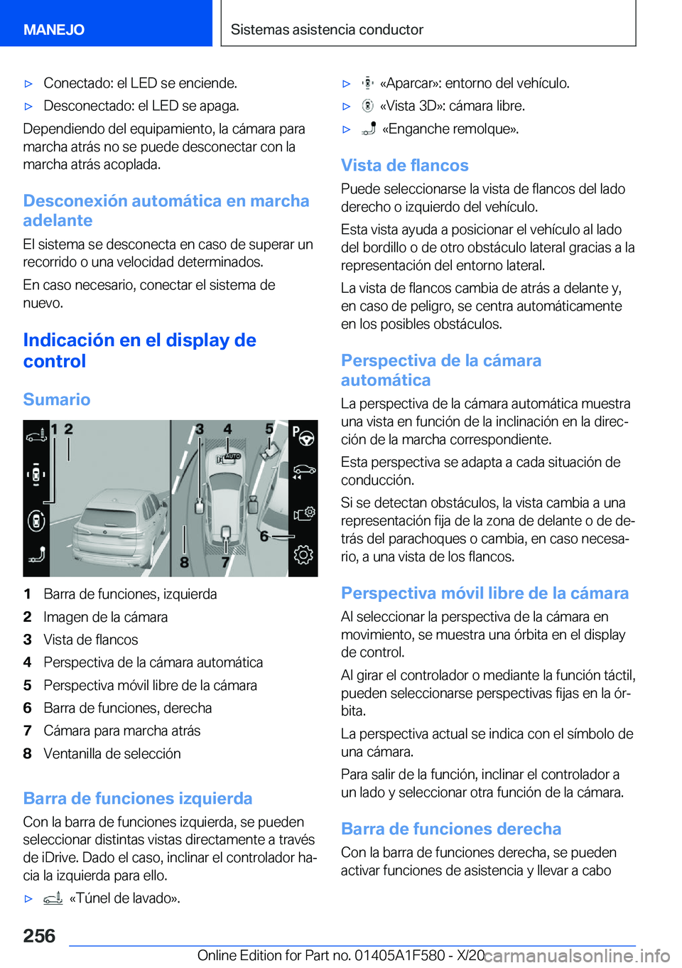 BMW X3 M 2021  Manuales de Empleo (in Spanish) x�C�o�n�e�c�t�a�d�o�:��e�l��L�E�D��s�e��e�n�c�i�e�n�d�e�.x�D�e�s�c�o�n�e�c�t�a�d�o�:��e�l��L�E�D��s�e��a�p�a�g�a�.
�D�e�p�e�n�d�i�e�n�d�o��d�e�l��e�q�u�i�p�a�m�i�e�n�t�o�,��l�a��c�