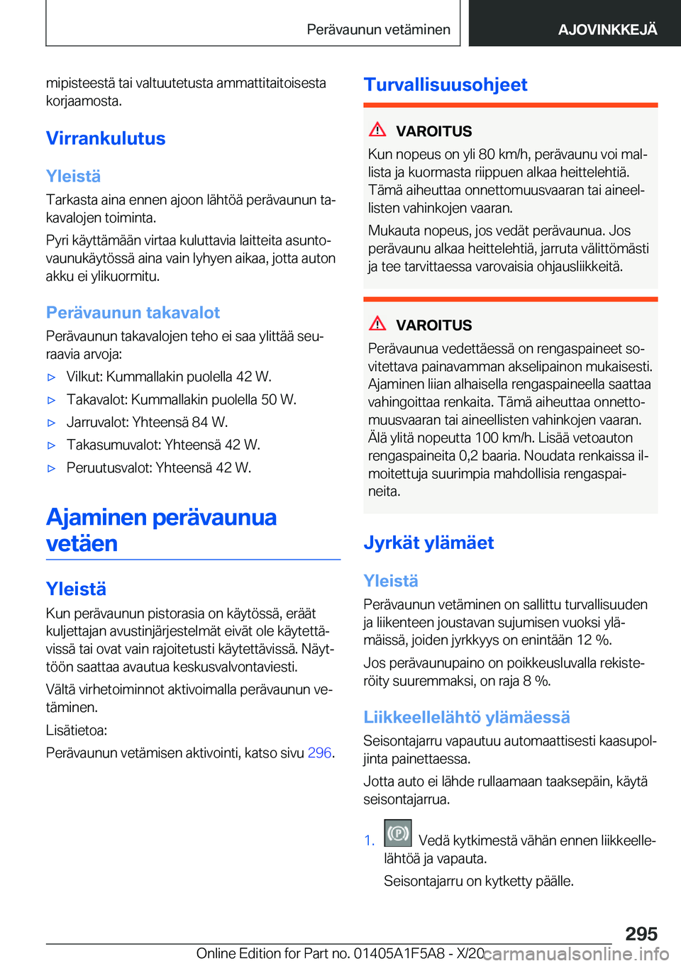 BMW X3 M 2021  Omistajan Käsikirja (in Finnish) �m�i�p�i�s�t�e�e�s�t�