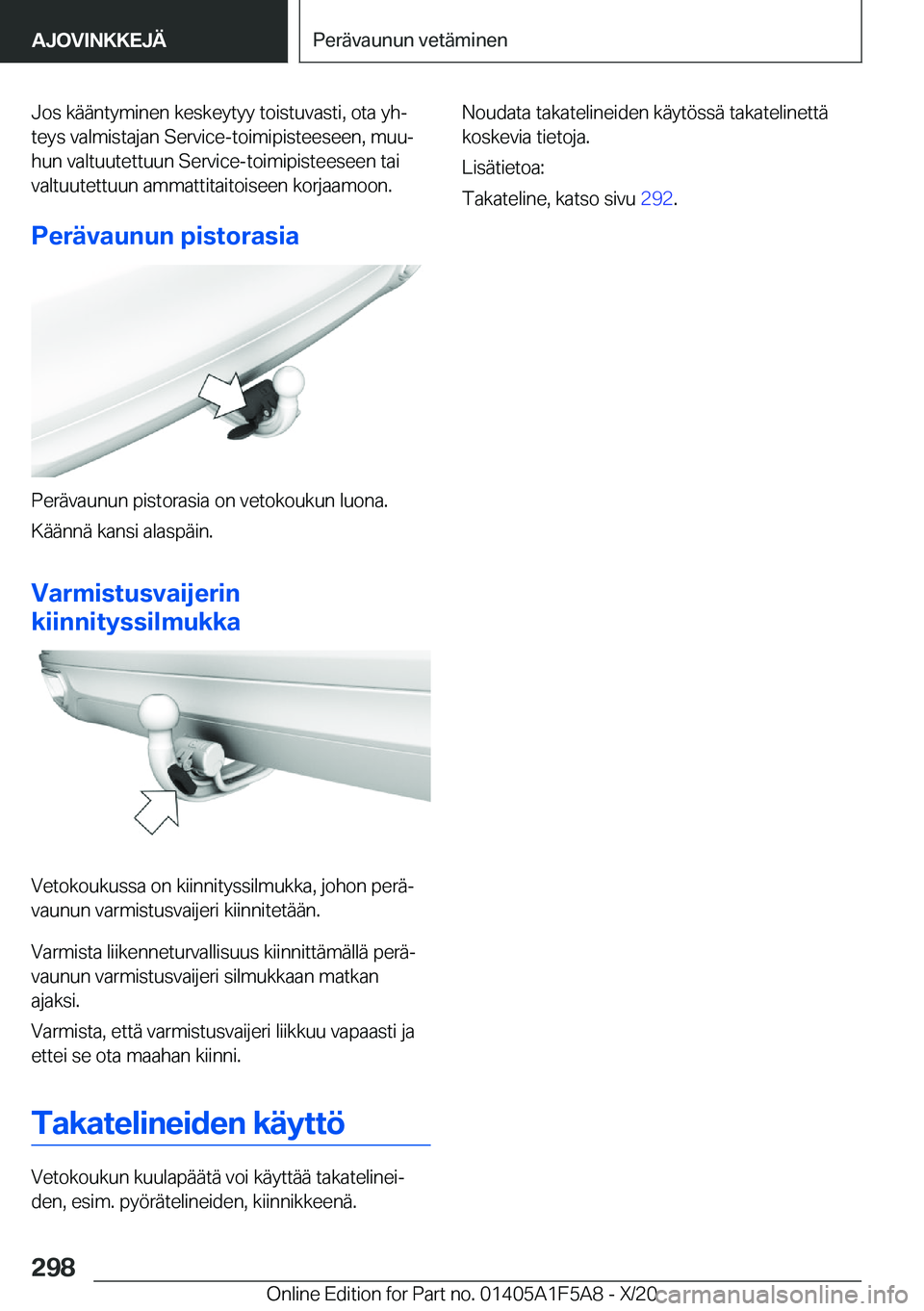 BMW X3 M 2021  Omistajan Käsikirja (in Finnish) �J�o�s��k�