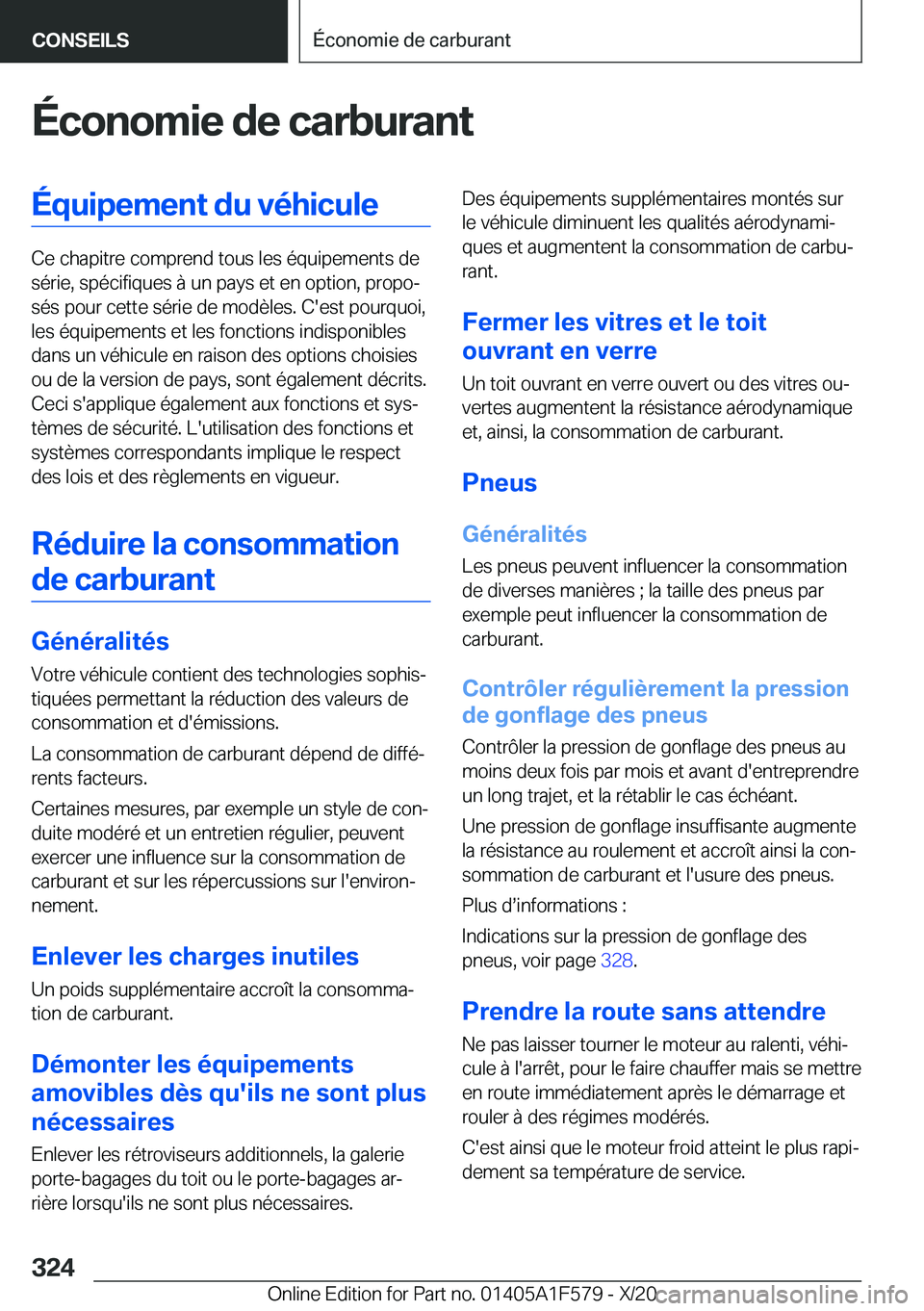 BMW X3 M 2021  Notices Demploi (in French) �
