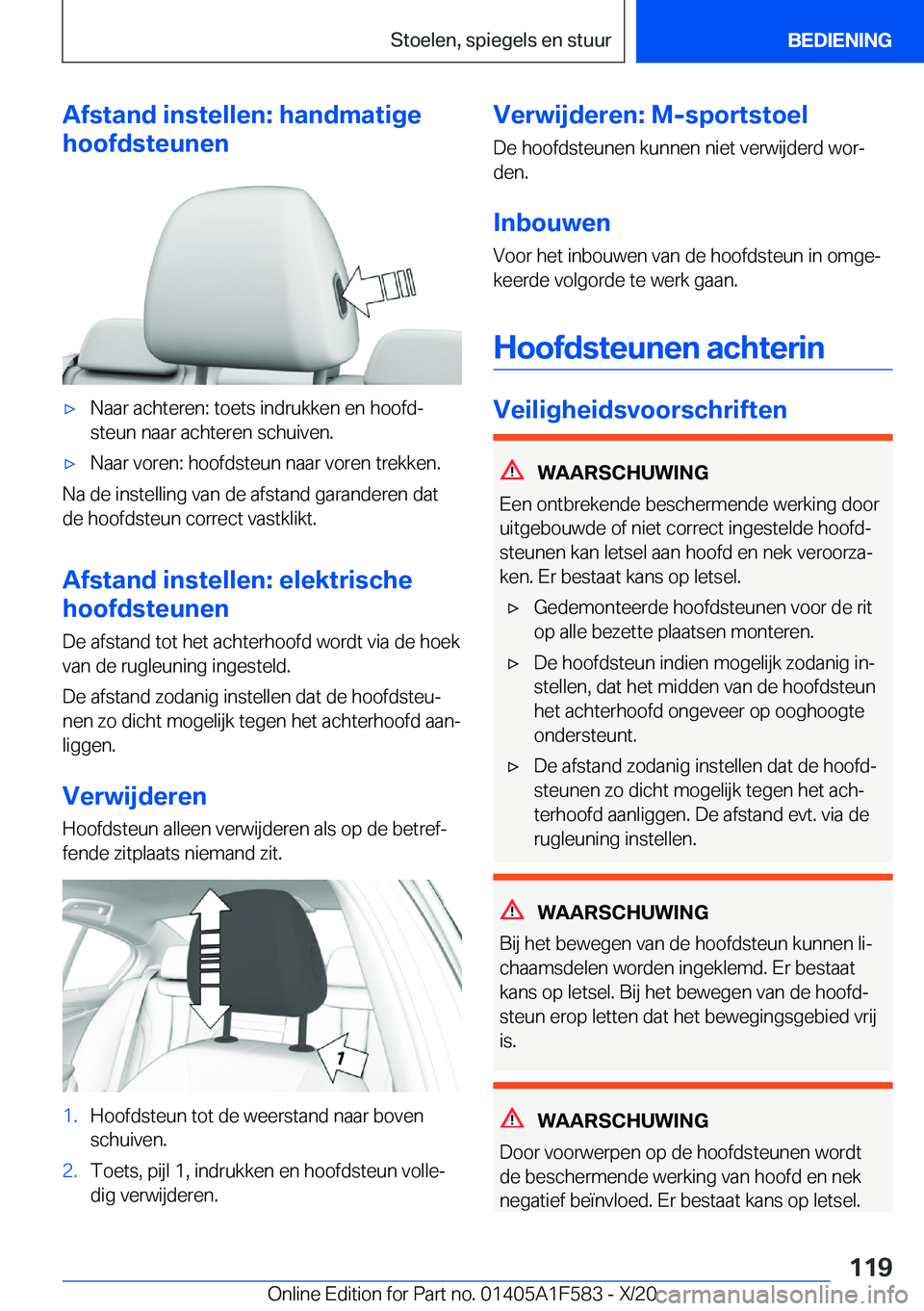 BMW X3 M 2021  Instructieboekjes (in Dutch) �A�f�s�t�a�n�d��i�n�s�t�e�l�l�e�n�:��h�a�n�d�m�a�t�i�g�e
�h�o�o�f�d�s�t�e�u�n�e�n'x�N�a�a�r��a�c�h�t�e�r�e�n�:��t�o�e�t�s��i�n�d�r�u�k�k�e�n��e�n��h�o�o�f�dj �s�t�e�u�n��n�a�a�r��a�c�h�t