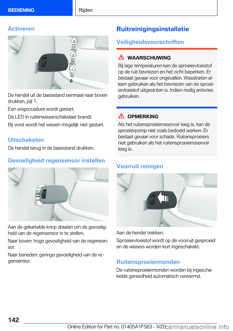 BMW X3 M 2021  Instructieboekjes (in Dutch) �A�c�t�i�v�e�r�e�n
�D�e��h�e�n�d�e�l��u�i�t��d�e��b�a�s�i�s�s�t�a�n�d��e�e�n�m�a�a�l��n�a�a�r��b�o�v�e�n�d�r�u�k�k�e�n�,��p�i�j�l��1�.
�E�e�n��w�i�s�p�r�o�c�e�d�u�r�e��w�o�r�d�t��g�e�s�t�a