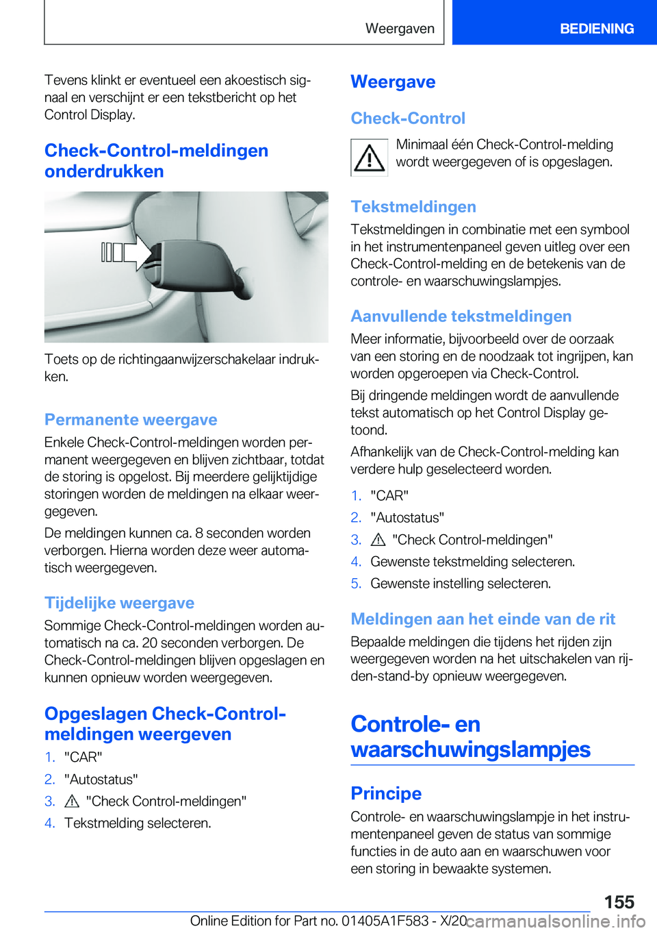 BMW X3 M 2021  Instructieboekjes (in Dutch) �T�e�v�e�n�s��k�l�i�n�k�t��e�r��e�v�e�n�t�u�e�e�l��e�e�n��a�k�o�e�s�t�i�s�c�h��s�i�gj�n�a�a�l��e�n��v�e�r�s�c�h�i�j�n�t��e�r��e�e�n��t�e�k�s�t�b�e�r�i�c�h�t��o�p��h�e�t�C�o�n�t�r�o�l��D