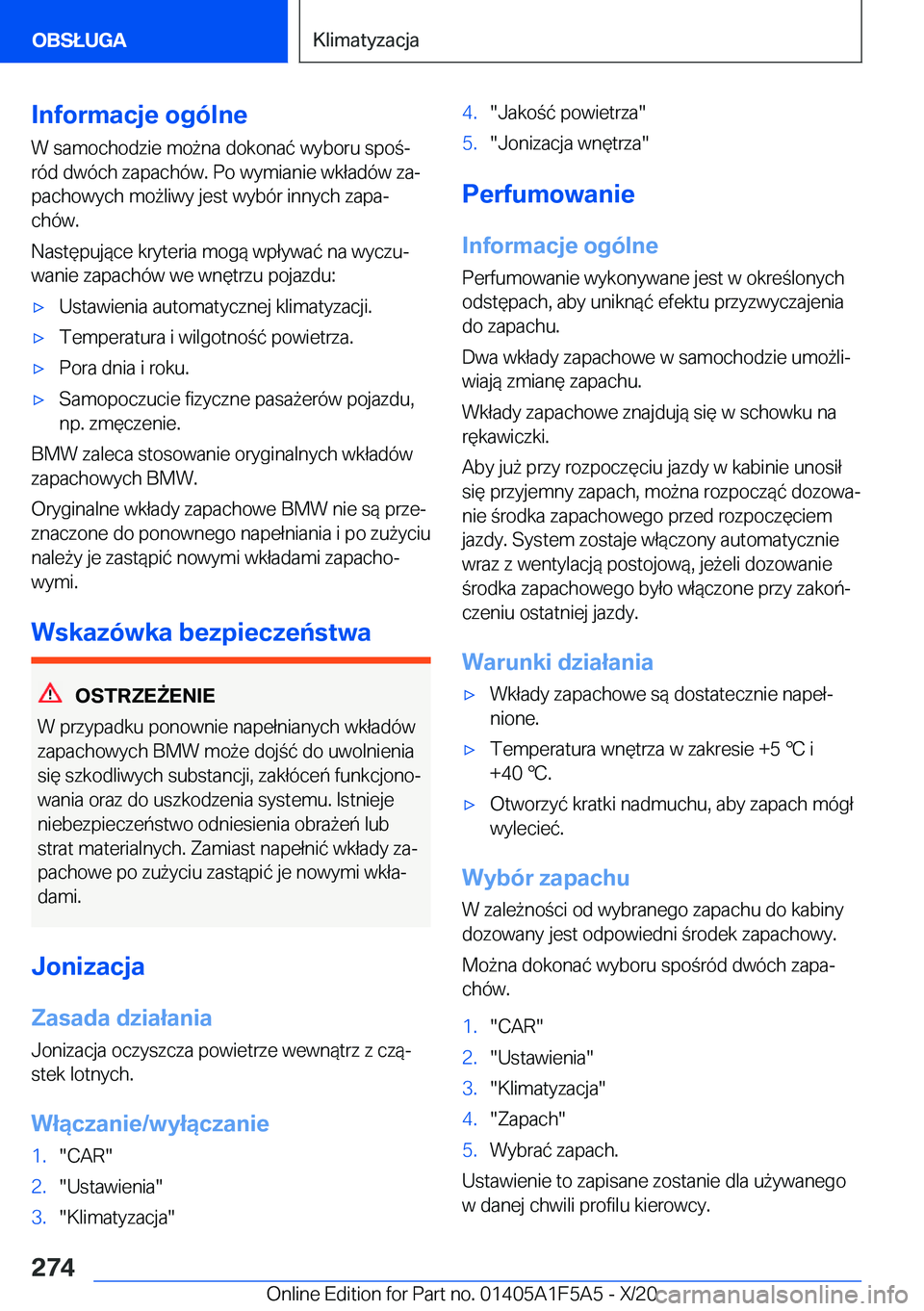 BMW X3 M 2021  Instrukcja obsługi (in Polish) �I�n�f�o�r�m�a�c�j�e��o�g�