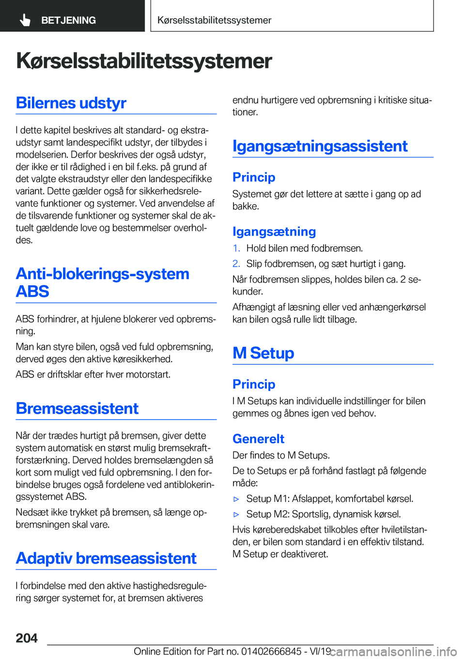 BMW X3 M 2020  InstruktionsbØger (in Danish) �K�