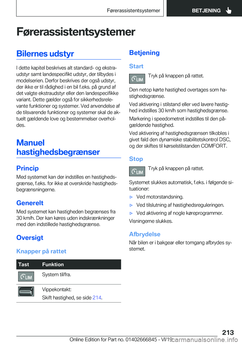 BMW X3 M 2020  InstruktionsbØger (in Danish) �F�